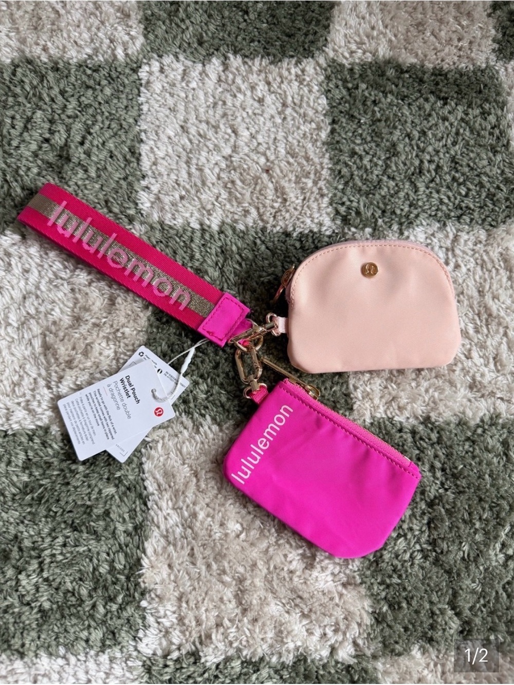 Lululemon Pouch Keychain Set